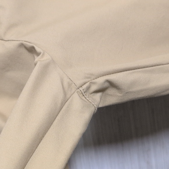 Levi's Tailored High Loose Taper Belted Pants Khaki Tan 27 - Picture 6 of 12